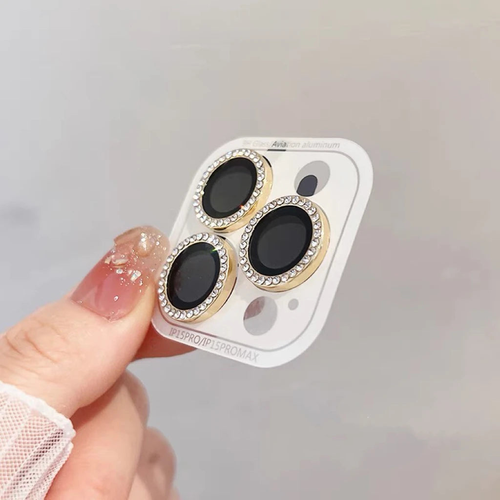 Luxury Diamond Camera Protector for iPhone - Glitter Lens Cap