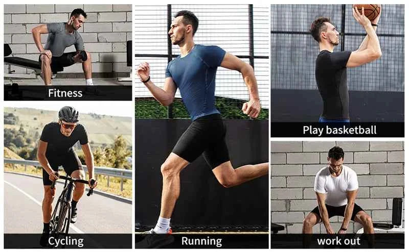 Spider Graphic Compression Shirts for Men Gym Workout Rash Guard Athletic Quick Dry Tshirts Tees Tops Undershirts Baselayers