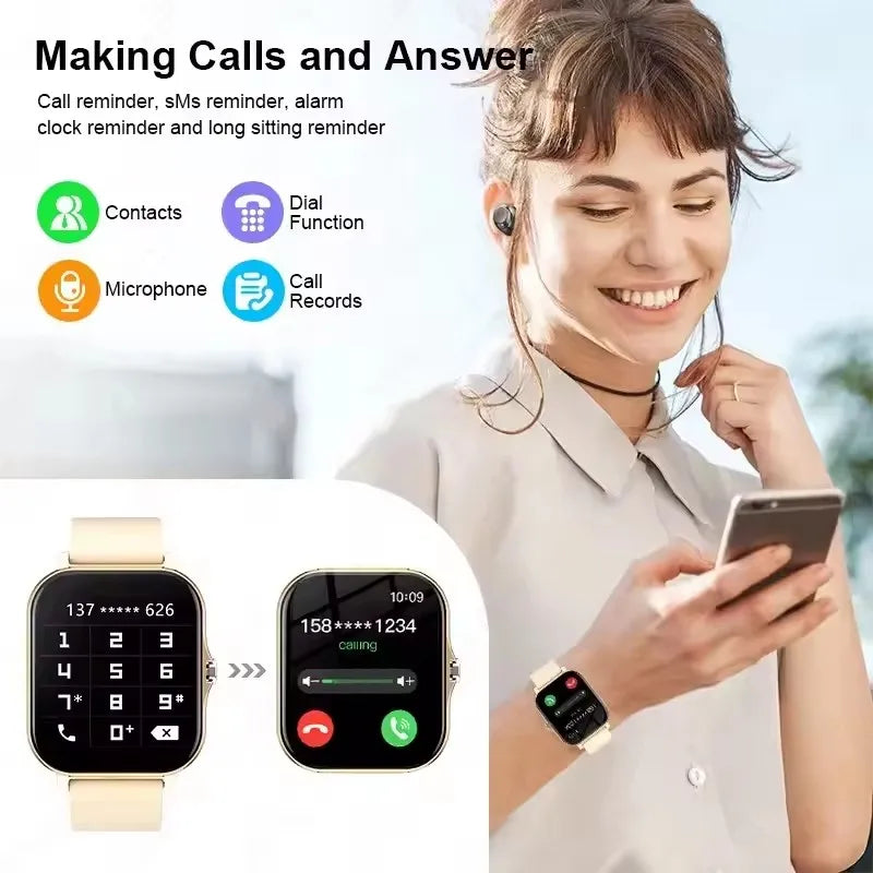 Premium Smart Watch - Full Touch Screen & Bluetooth Calls