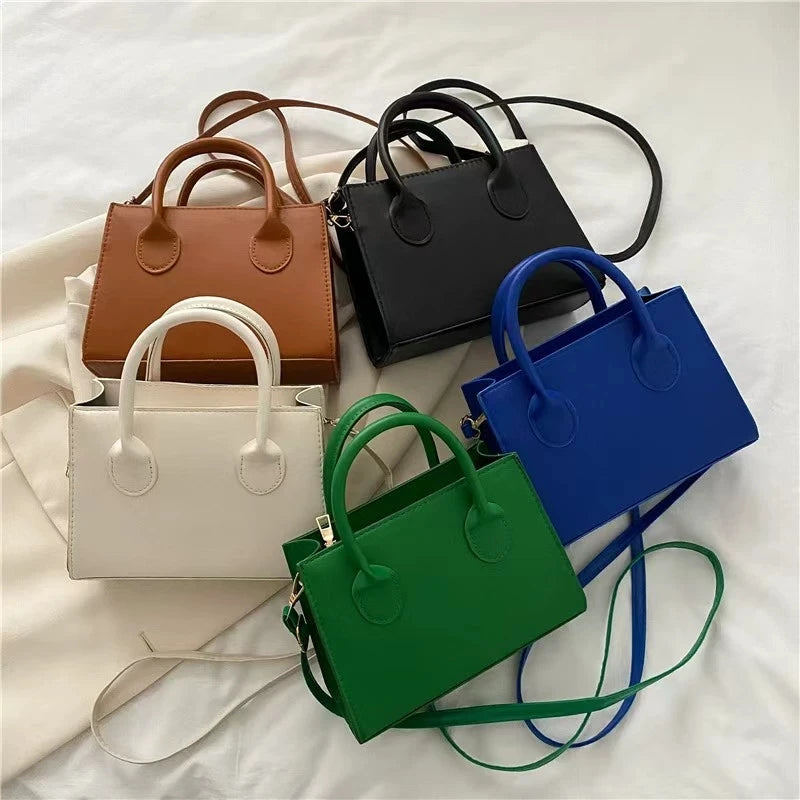 Elegant Mini Crossbody Bag - Chic Top Handle Purse