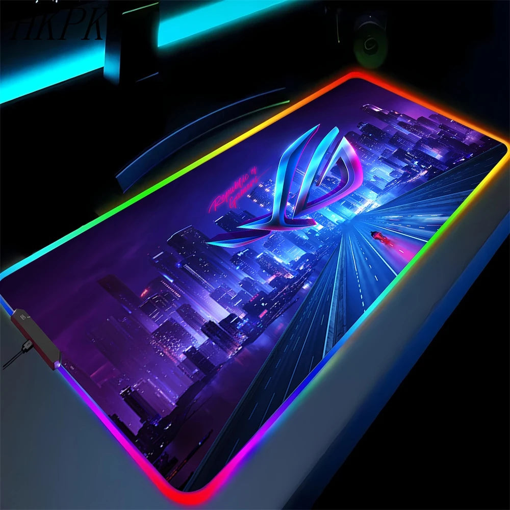 Premium RGB Gaming Mouse Pad – XXL Anime Desk Mat