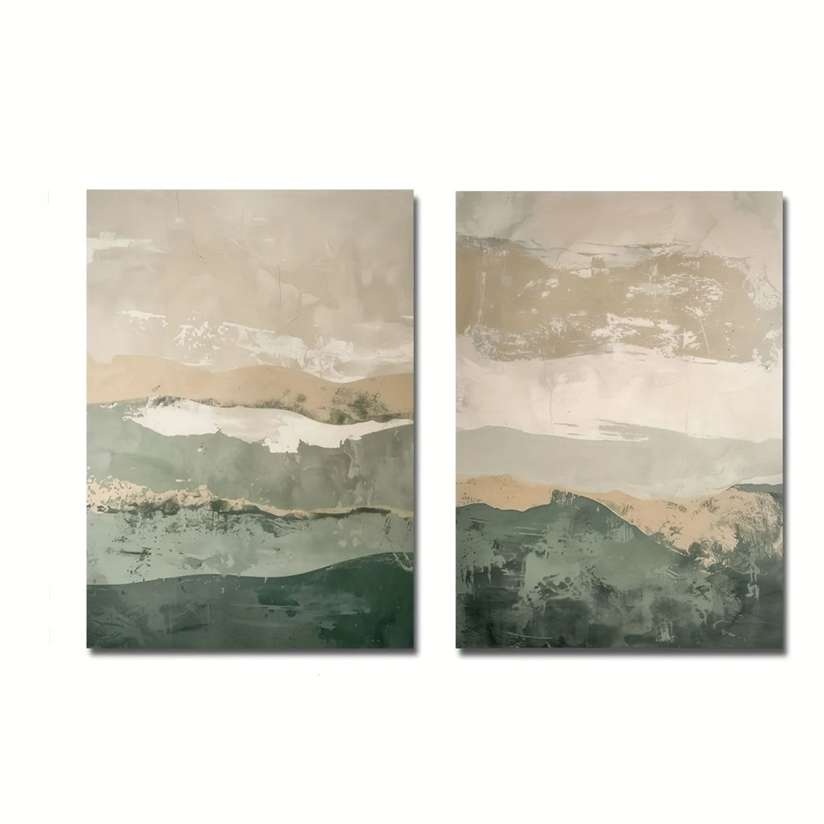 Elegant Wabi Sabi Art Print - Minimalist Japanese Mountain Canvas