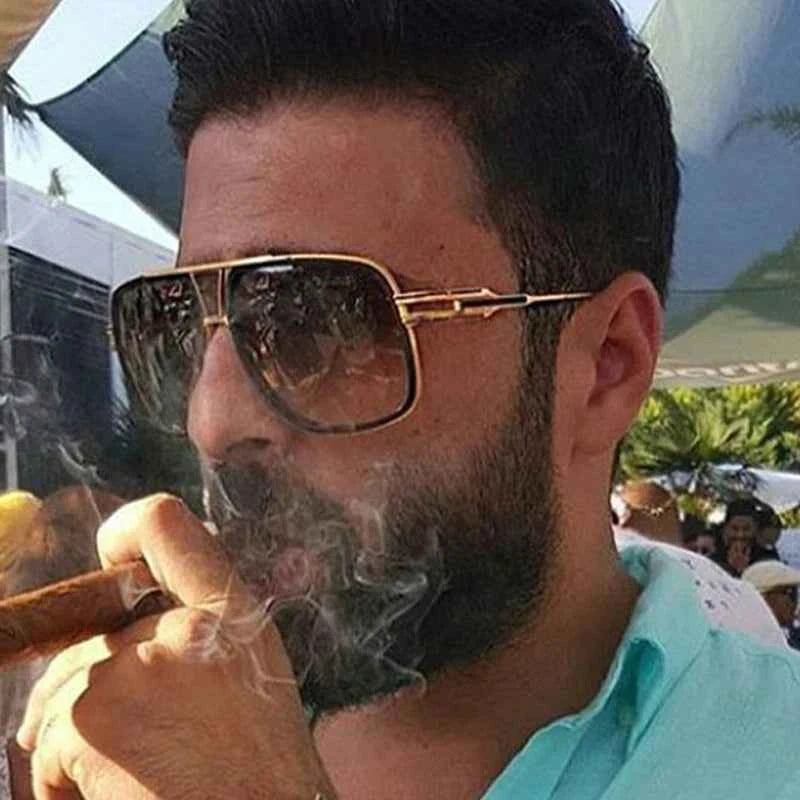 Vintage Retro Square Sunglasses - Premium Designer Shades