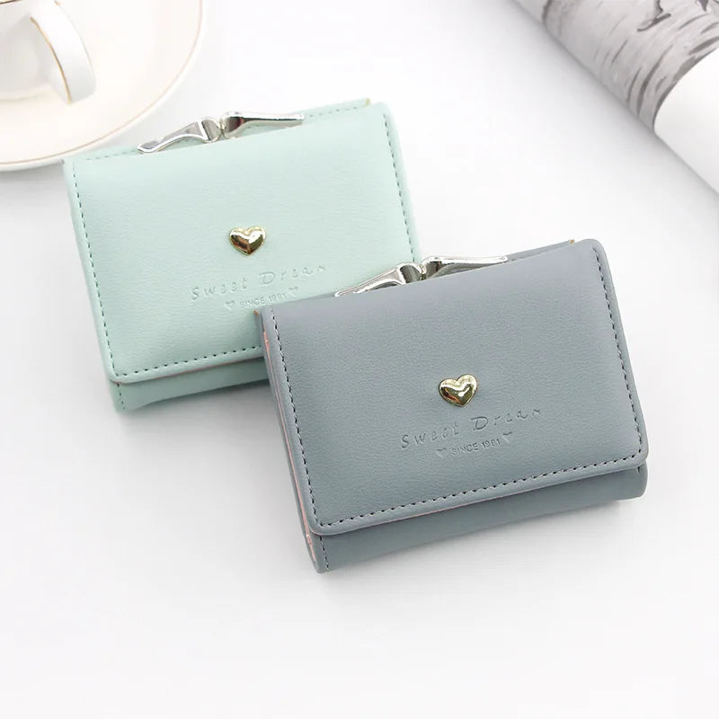 Luxury Women Mini Wallet - Compact Leather Card Holder
