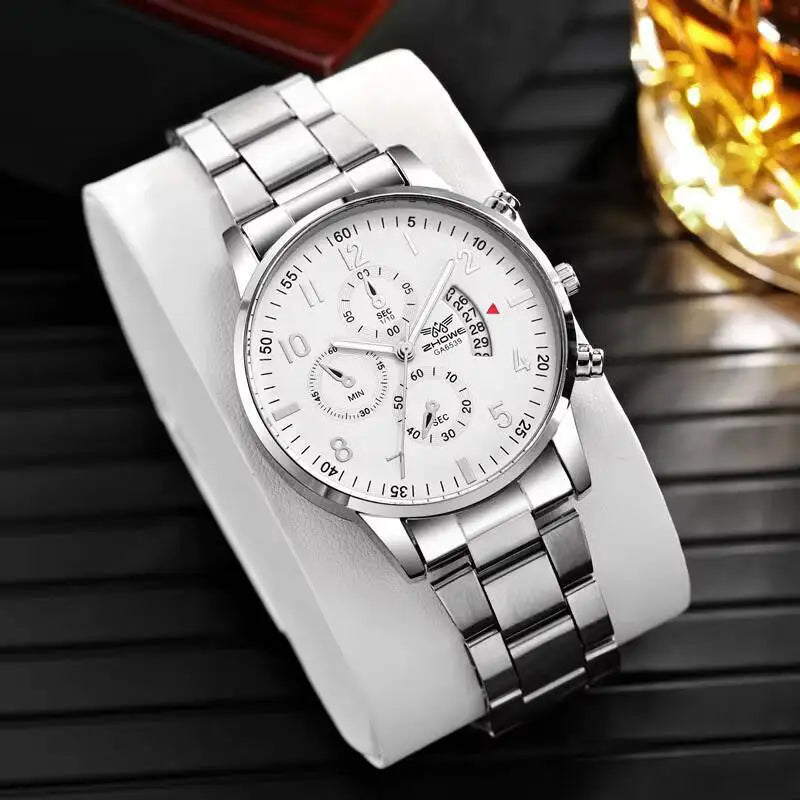 Luxury Men's Business Quartz Watch - Calendar Timepiece