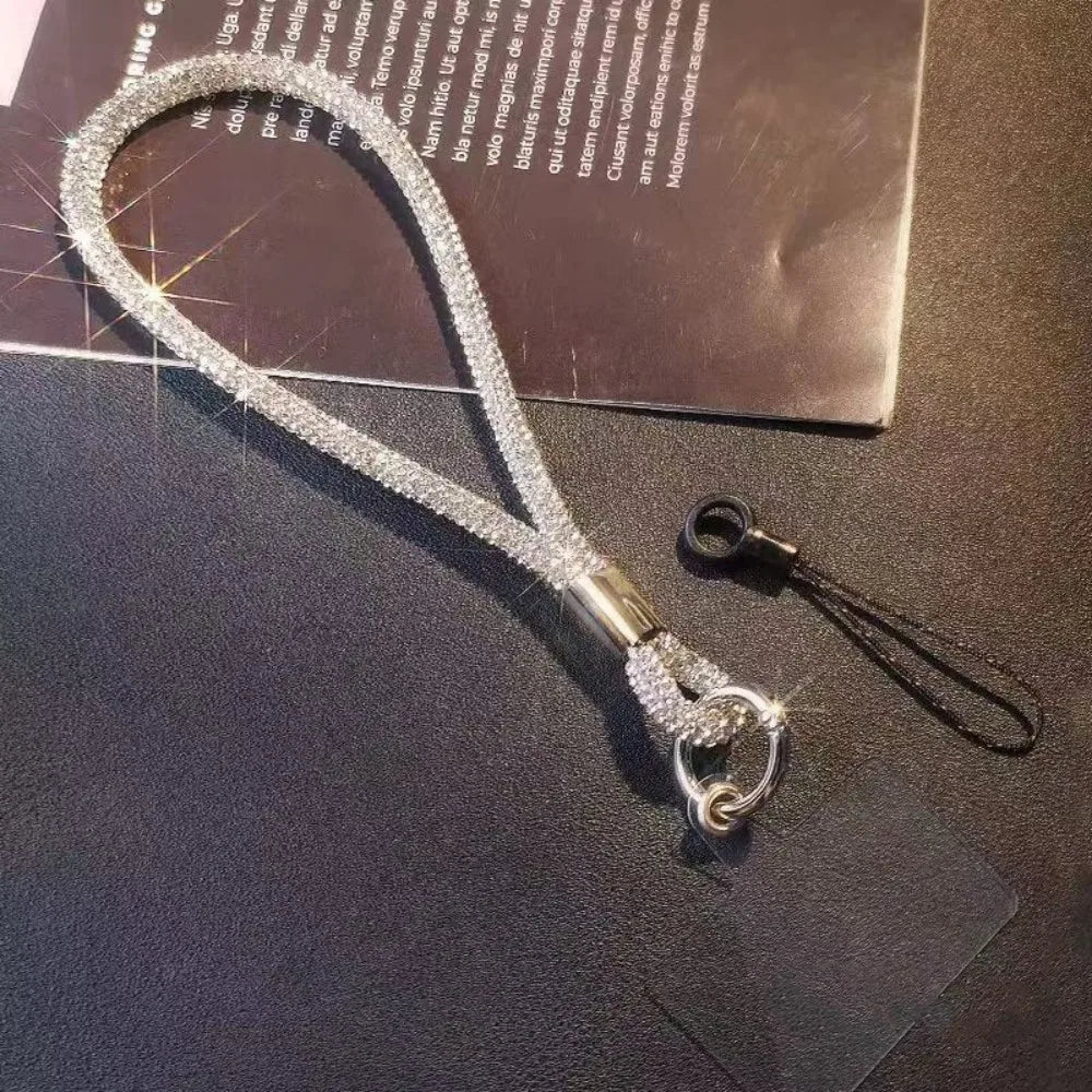 Luxury Crystal Phone Lanyard - Glitter Rhinestone Wrist Strap