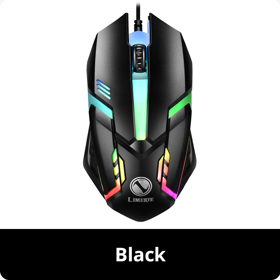 Premium Luminous Gaming Mouse – Ergonomic Wired Backlit USB