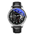 Premium Men's Luminous Quartz Watch - Waterproof Leather