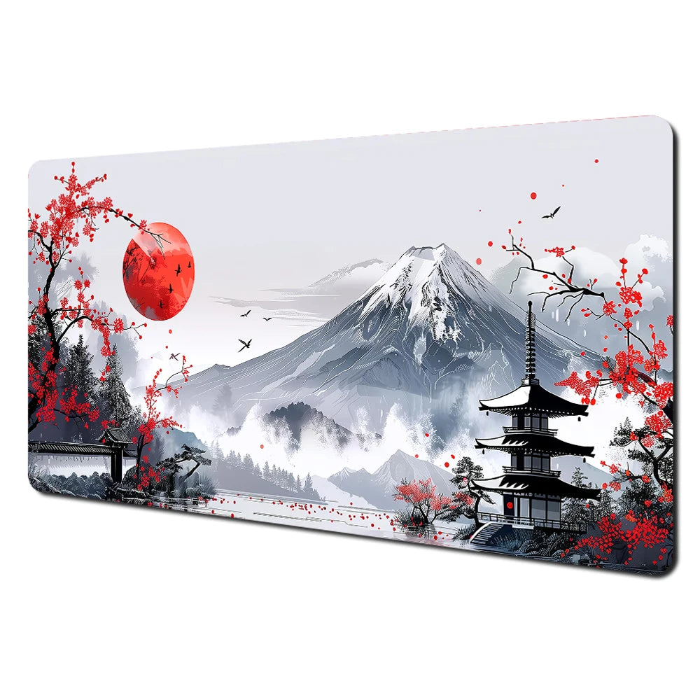 Premium Large Mouse Pad - Anti-Slip Art Landscape Desk Mat