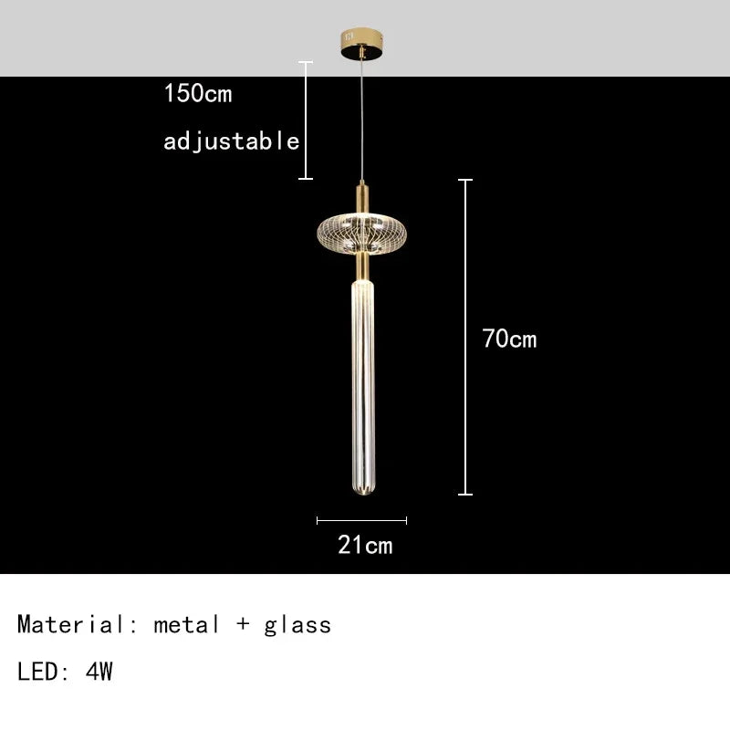 Nordic Luxury Art Glass Chandelier - Modern Pendant Light