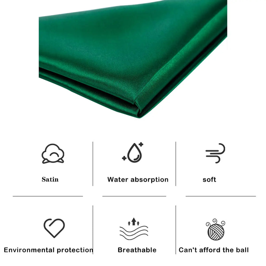 Elegant Satin Dinner Napkins - Set of 24 Square 12x12