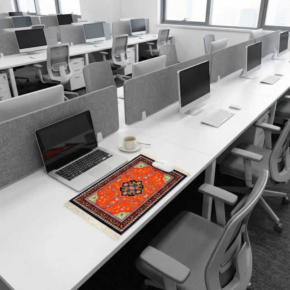 Elegant Persian Mouse Pad - Anti-slip Rubber Base Desk Mat