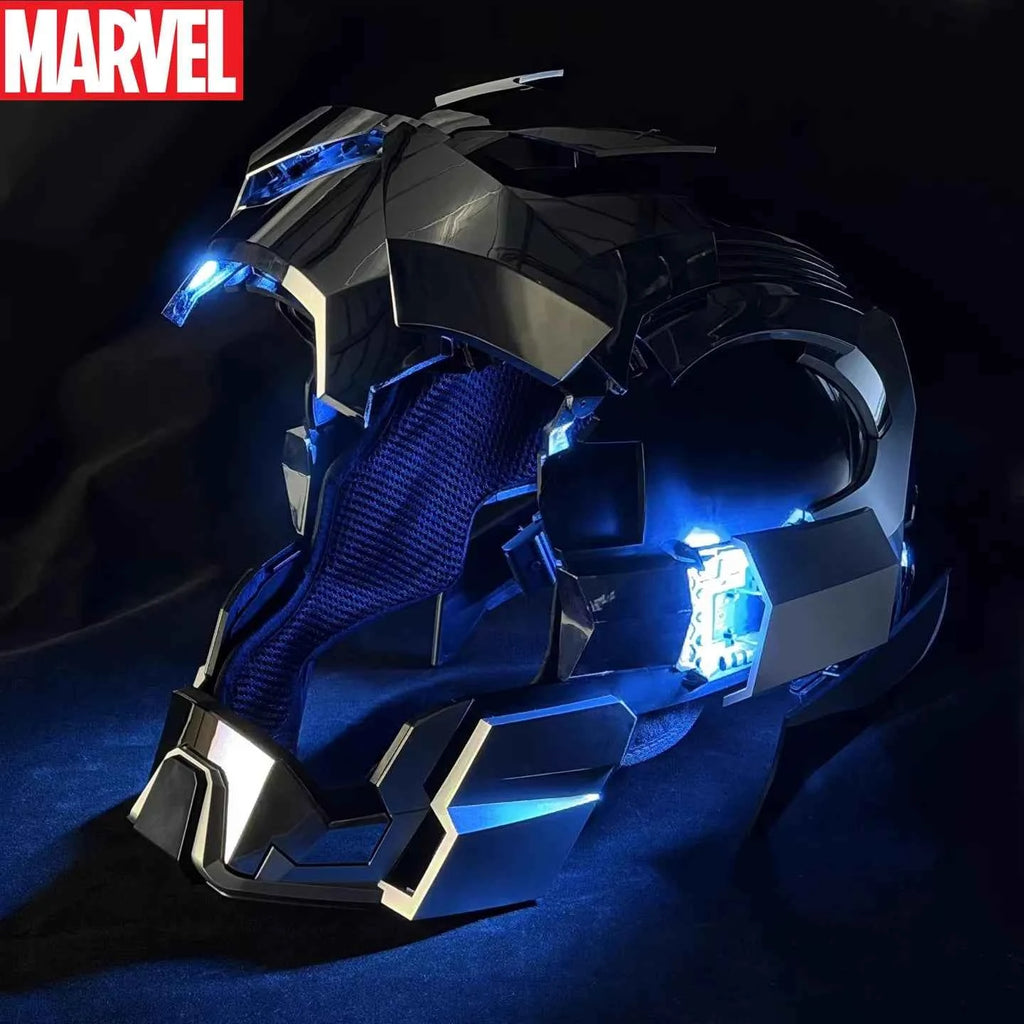 Premium Iron Man Voice Control Helmet - Electric Multi-Piece Opening Eyes Model