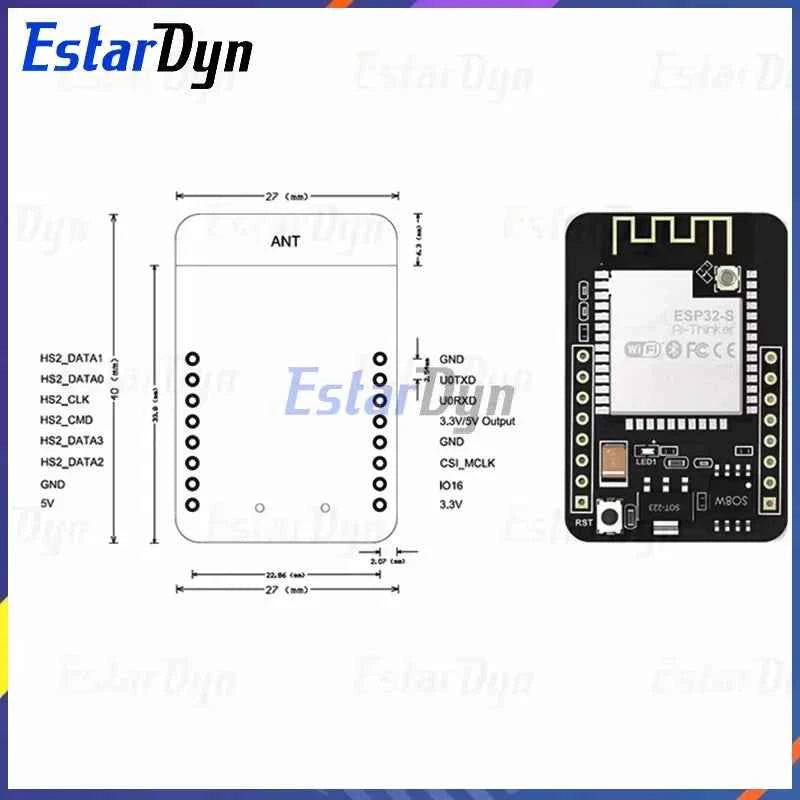 Professional ESP32 CAM WiFi Module with 2.4G Antenna