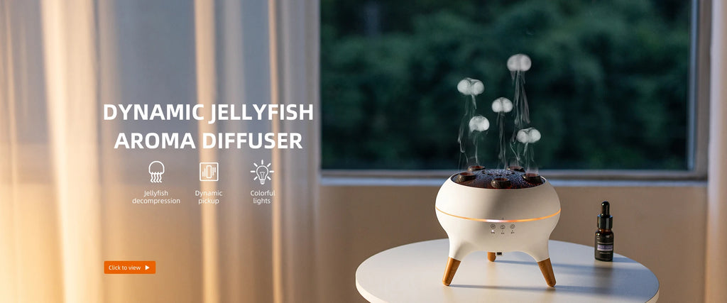 Elegant Jellyfish Humidifier - Ultrasonic Aromatherapy Diffuser