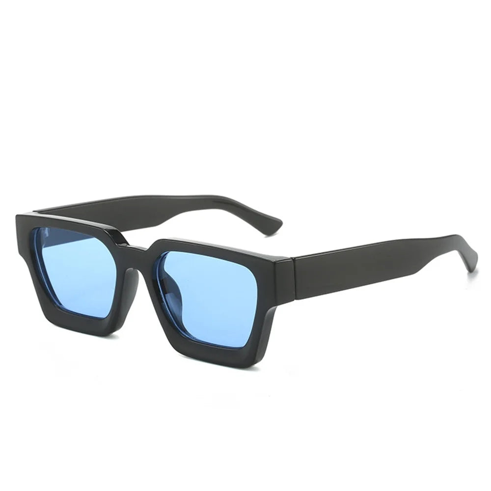 Designer Square Frame Sunglasses - UV400 Retro Shades