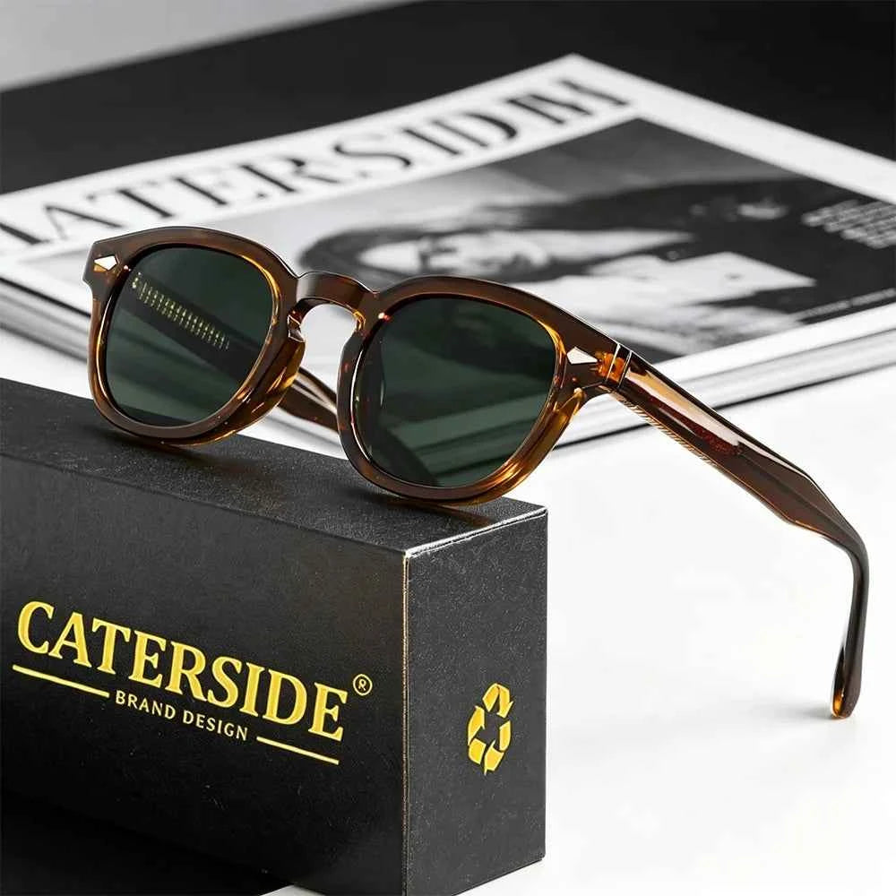 Retro Round Sunglasses - Premium UV400 Vintage Eyewear