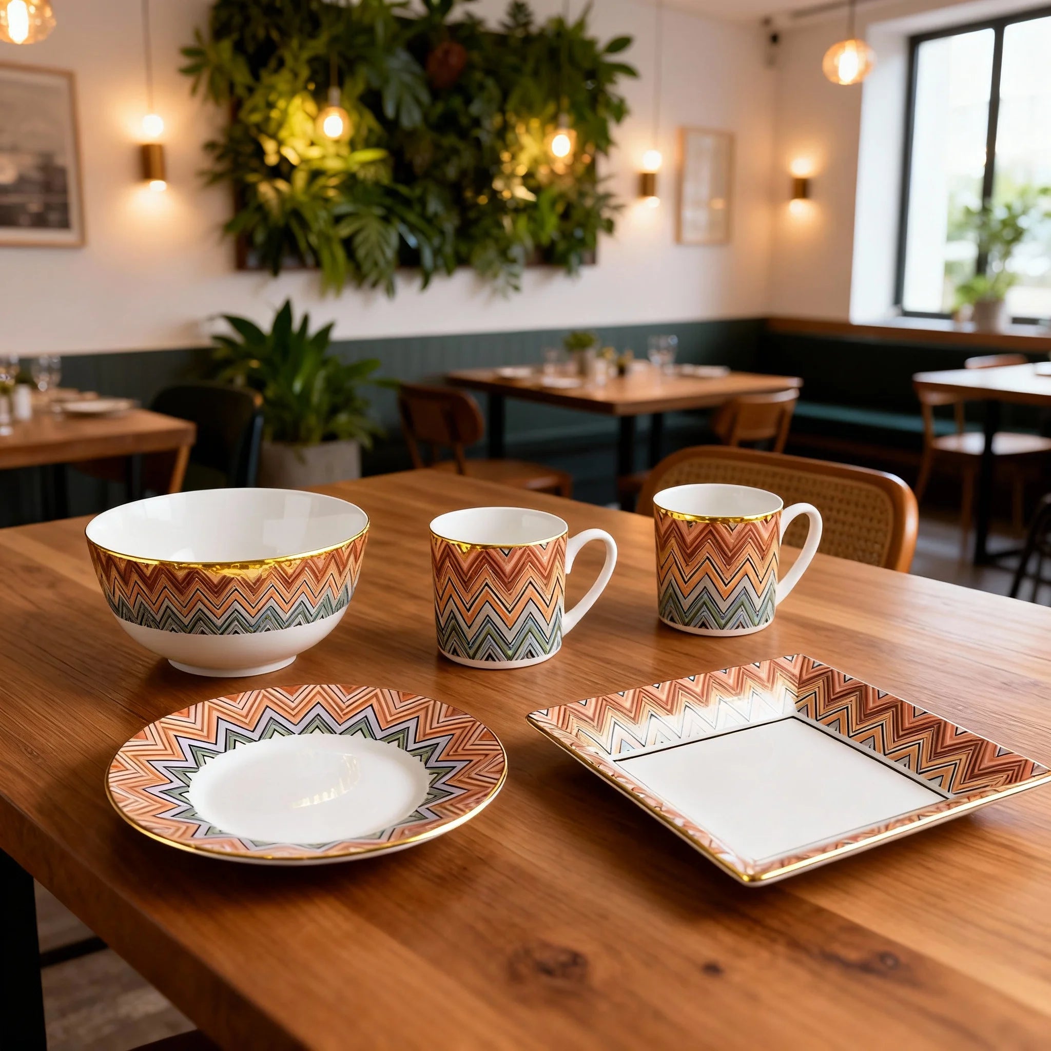 Elegant Ceramic Coffee Set - Complete Tableware Collection
