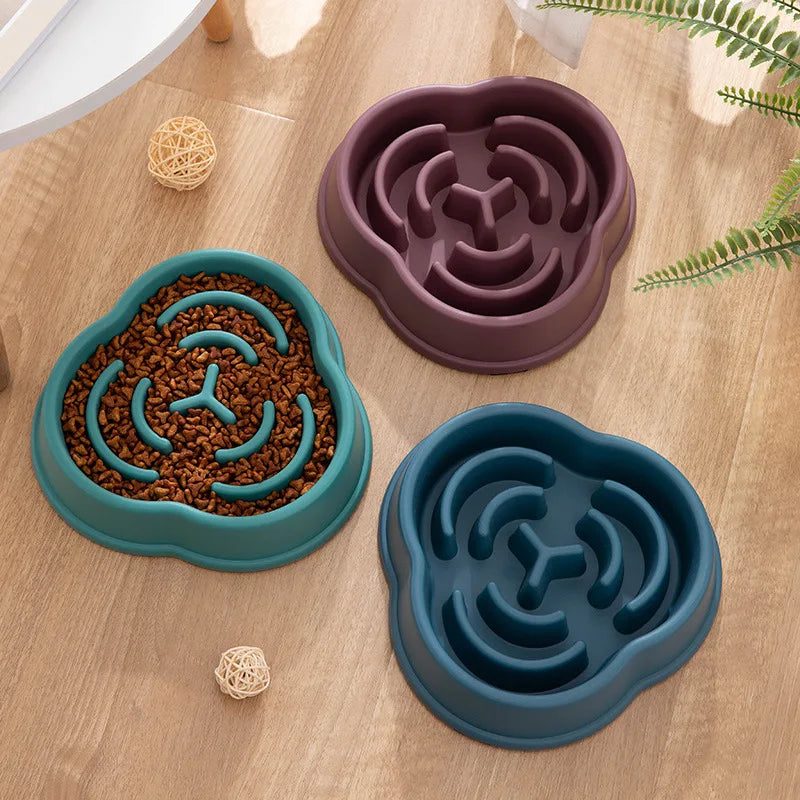 Premium Pet Slow Feeder Bowl - Healthy Eating Solution