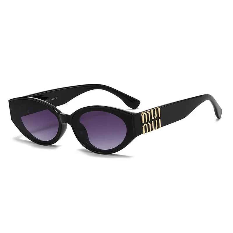 Minimalist Oval Sunglasses - Premium UV400 Protection