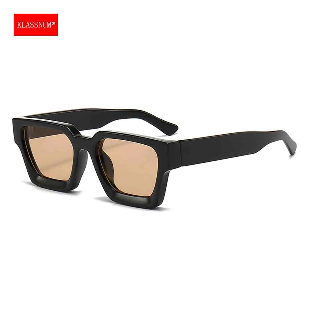 Designer Square Frame Sunglasses - UV400 Retro Shades