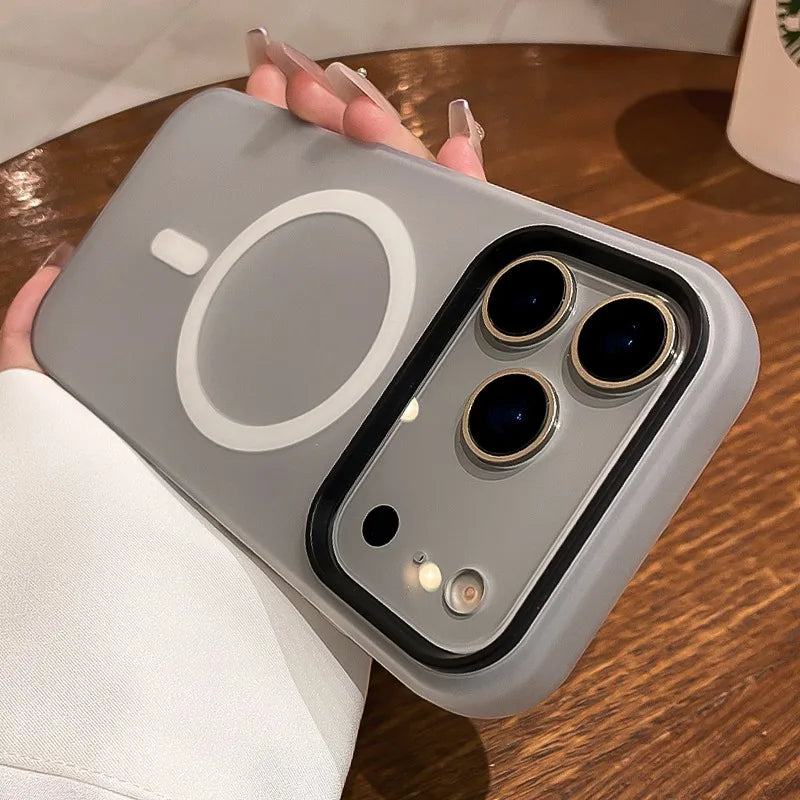 Luxury Magnetic Shockproof iPhone Case - Liquid Silicone