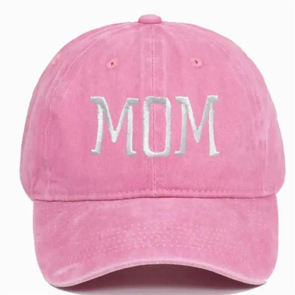 Premium Dad Mom Embroidery Cotton Baseball Cap