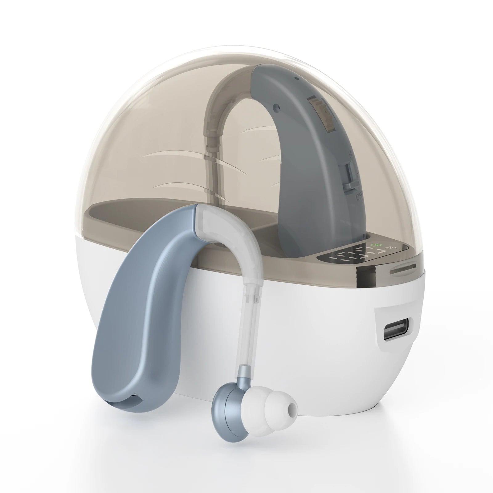 Premium Sound Amplifier Earbuds - Noise Reduction & Adjustable Volume