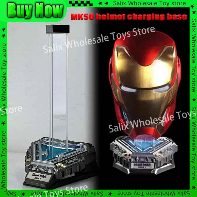 Interactive Iron Man Mk50 Helmet with Voice Control & Charge Base