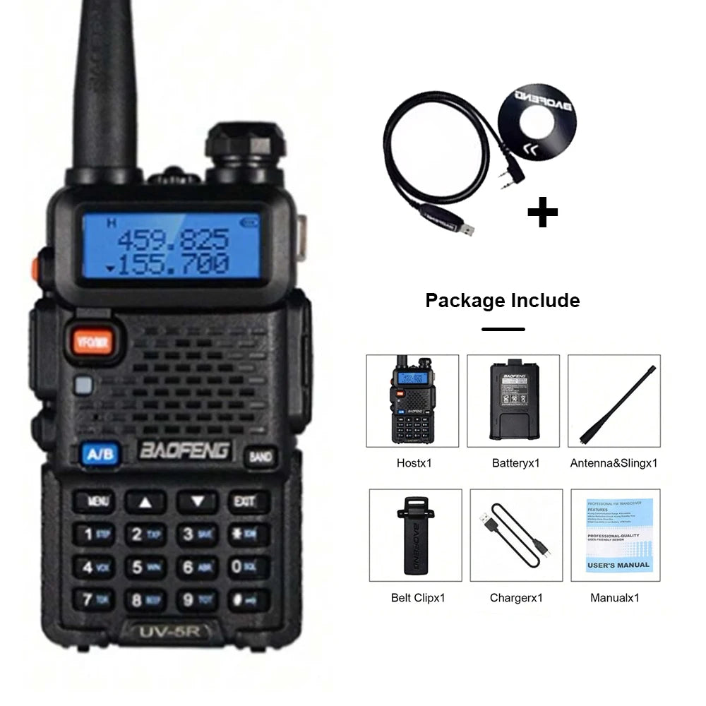 Professional Long Range Two Way Radio - Dual Band Handheld