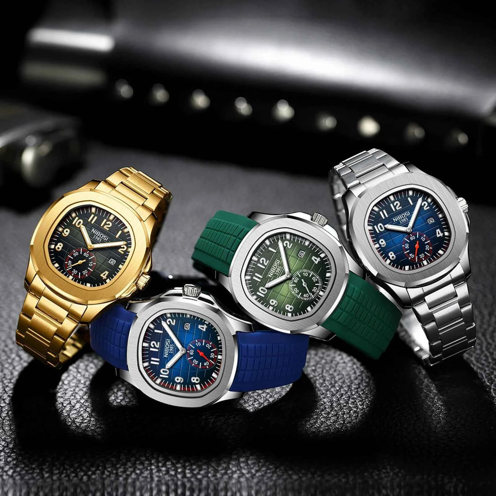 Luxury Mens Quartz Watch - Waterproof Sport Timepiece