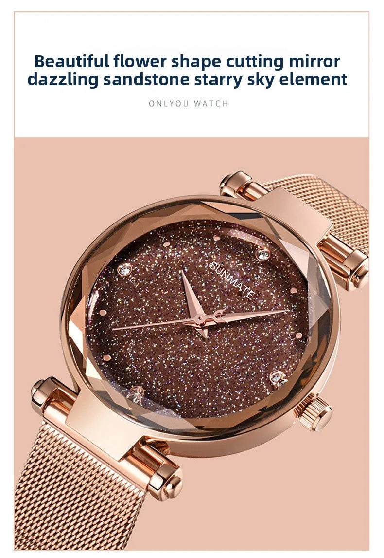 Elegant Ladies Dress Watch - All-Star Design, Waterproof Quartz
