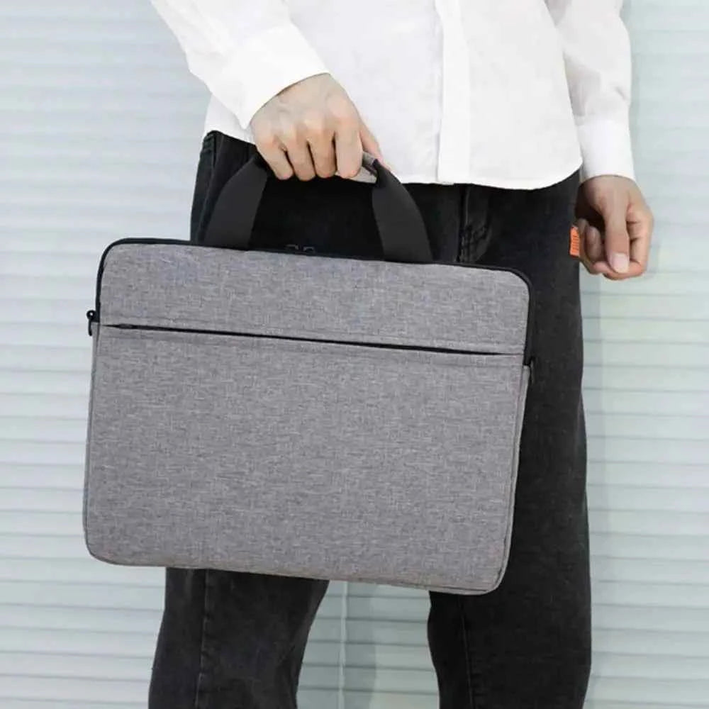 Universal Laptop Sleeve Case Shockproof Large Capacity Laptop Handbag Ultra Thin Business Notebook Cover Tablet Protective Pouch