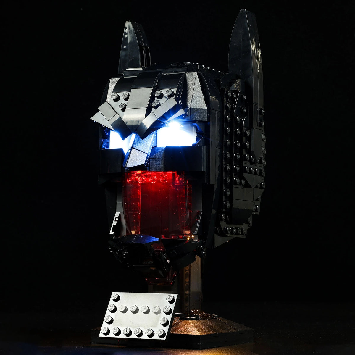 Premium Batman Cowl Light Set - USB LED Building Brick Lamp