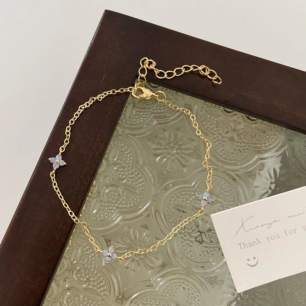 Luxury Four Leaf Clover Necklace - 18K Gold Plated Zircon