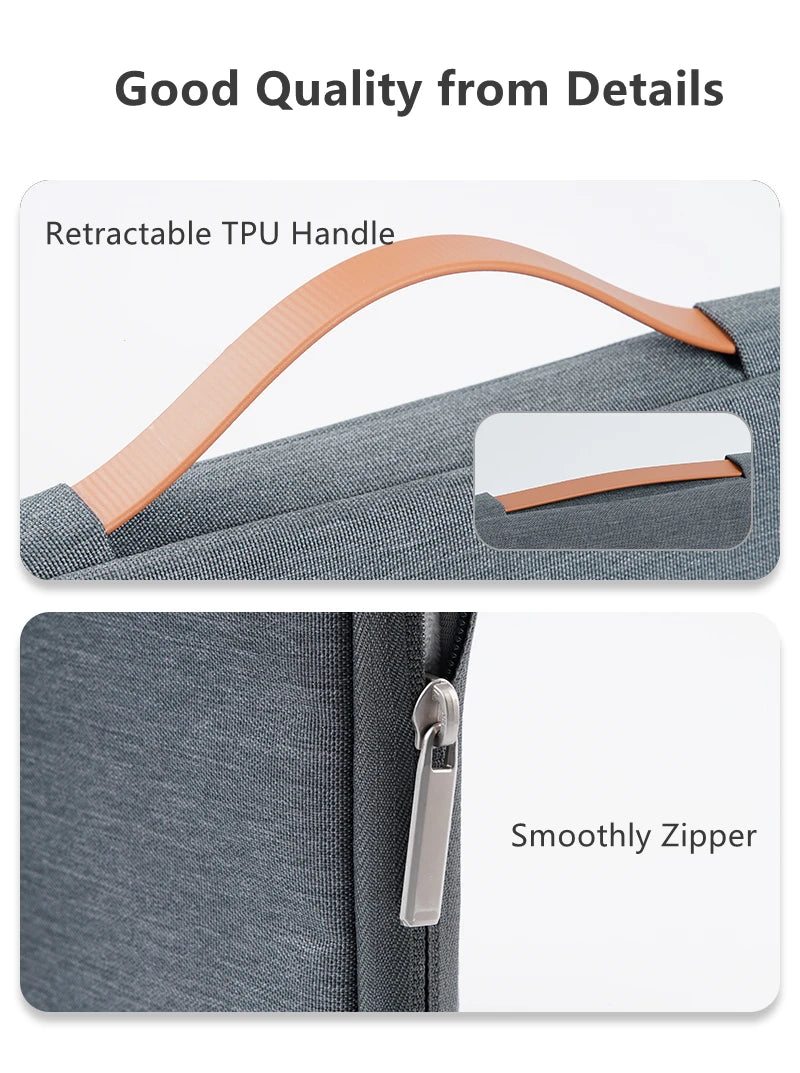 Premium Multi-Pocket Laptop Sleeve - Shockproof & Versatile Fit