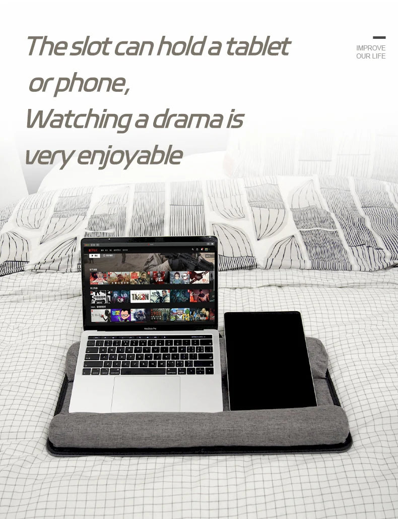 Premium Ergonomic Laptop Desk - Adjustable & Portable Design