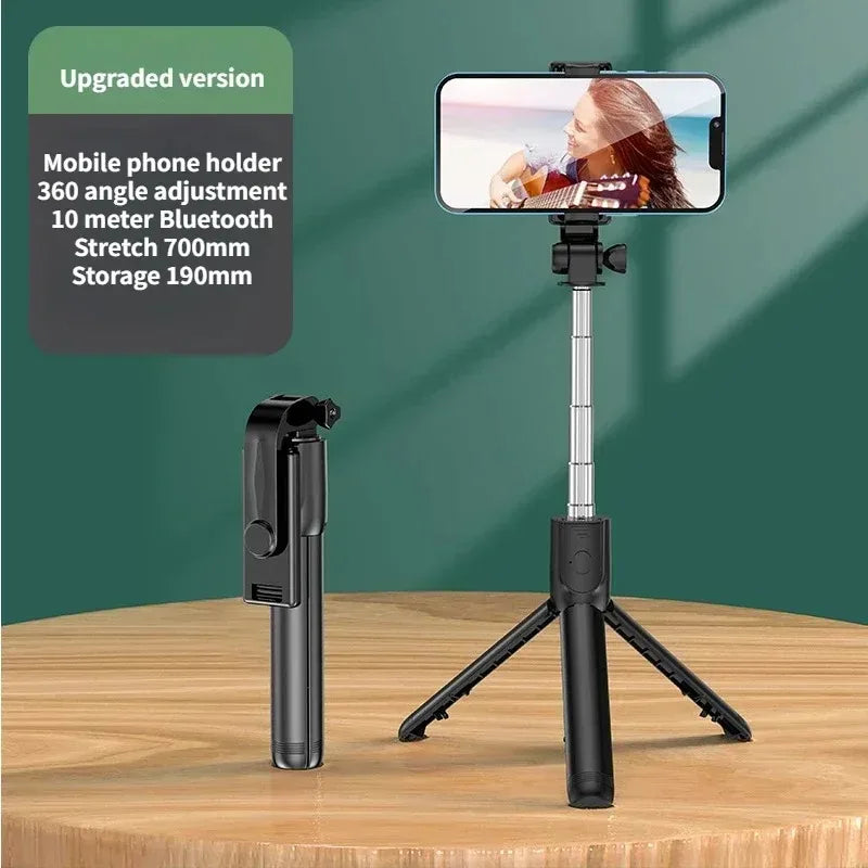 Professional Selfie Stick Tripod with Fill Light & Wireless Remote