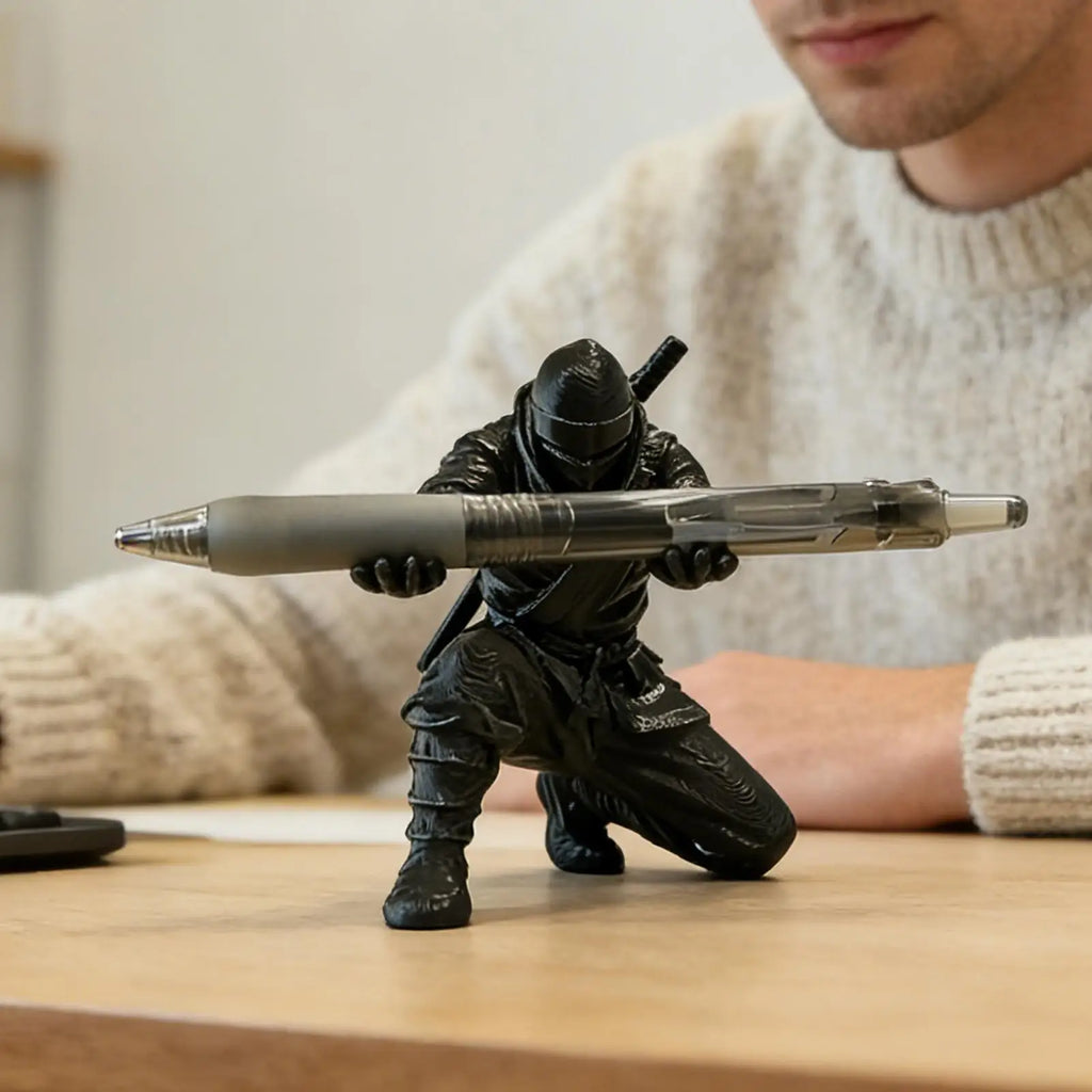 Premium 3D Printed Pen Holder - Decorative Desk Organizer