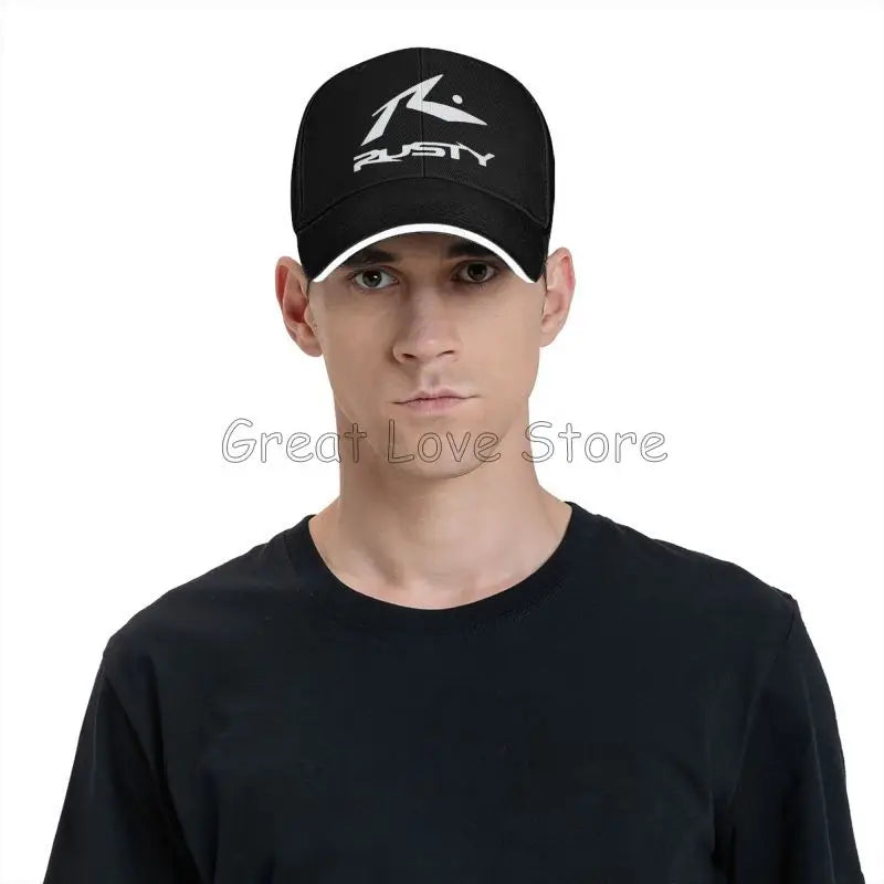 Rusty Surfboards Baseball Cap Unisex Daily Casual Sandwich Hat Summer Sports Sun Protector Bucket Hats Snapback Cap Dad Hat - Tulique