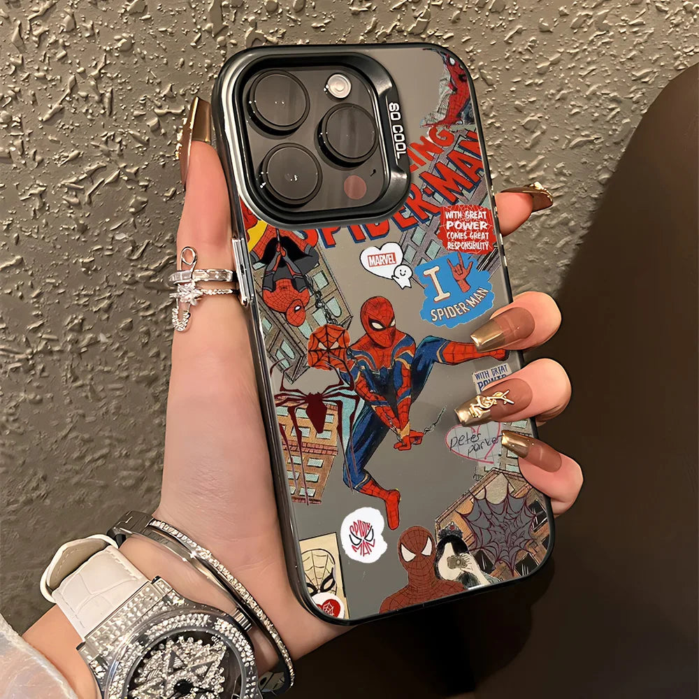 Premium Spiders M-Man Phone Case - Anti Fall Matte Back Cover