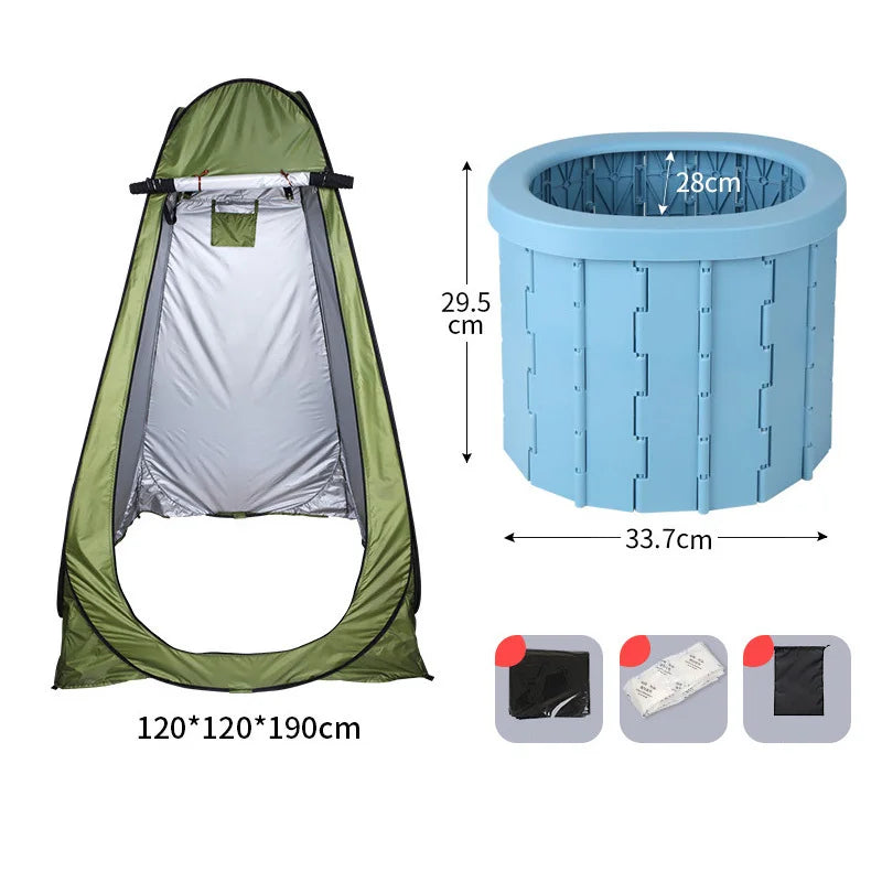 Essential Portable Folding Toilet - Compact Emergency Travel Gear