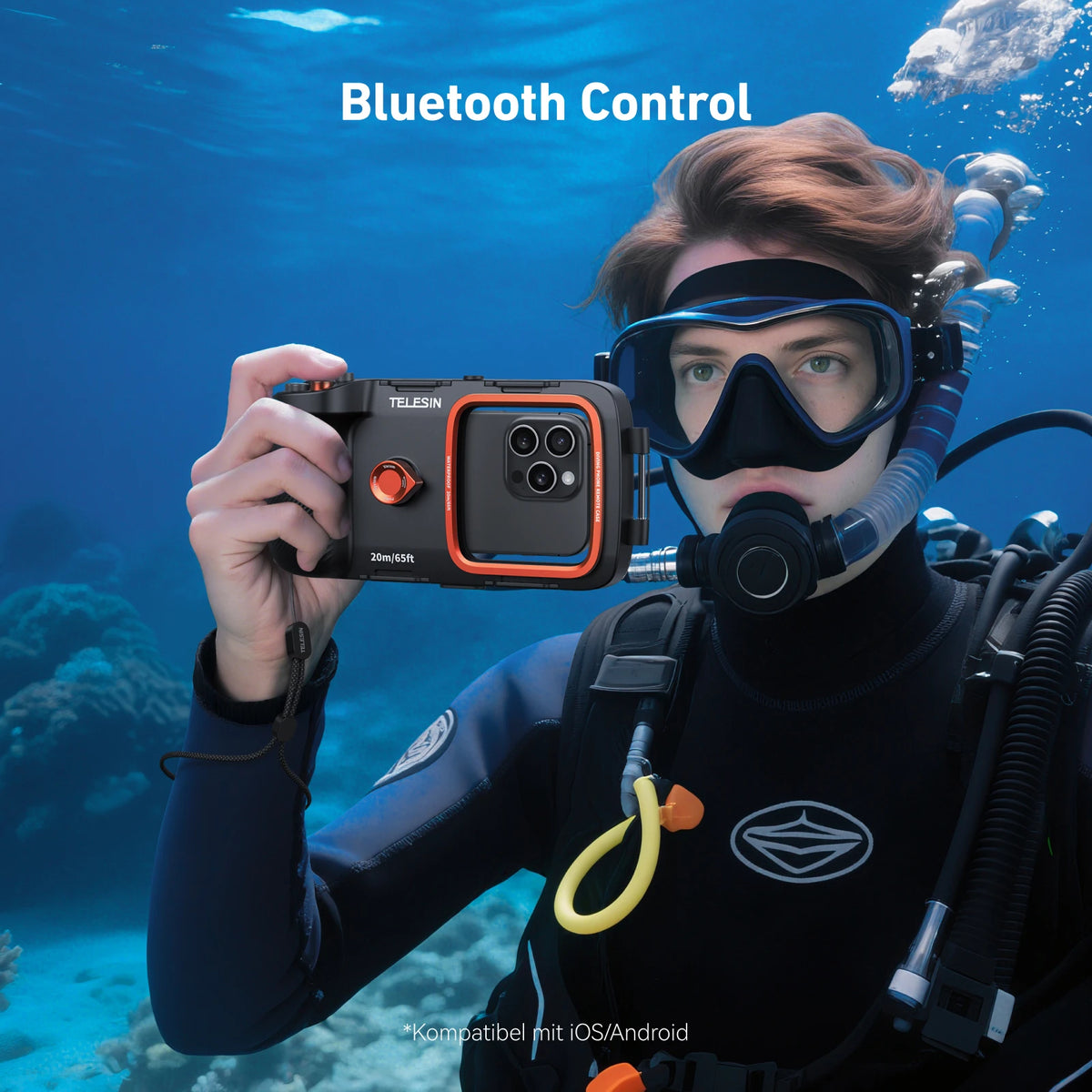 Professional Waterproof Phone Case - 20m Underwater Diving Grip