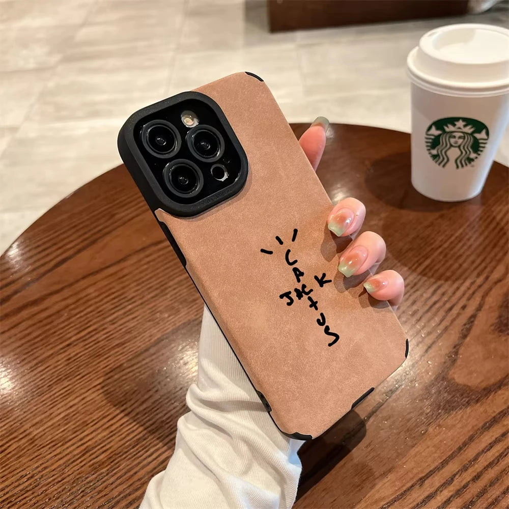 Premium Leather iPhone Case - Full Protection Flip Cover