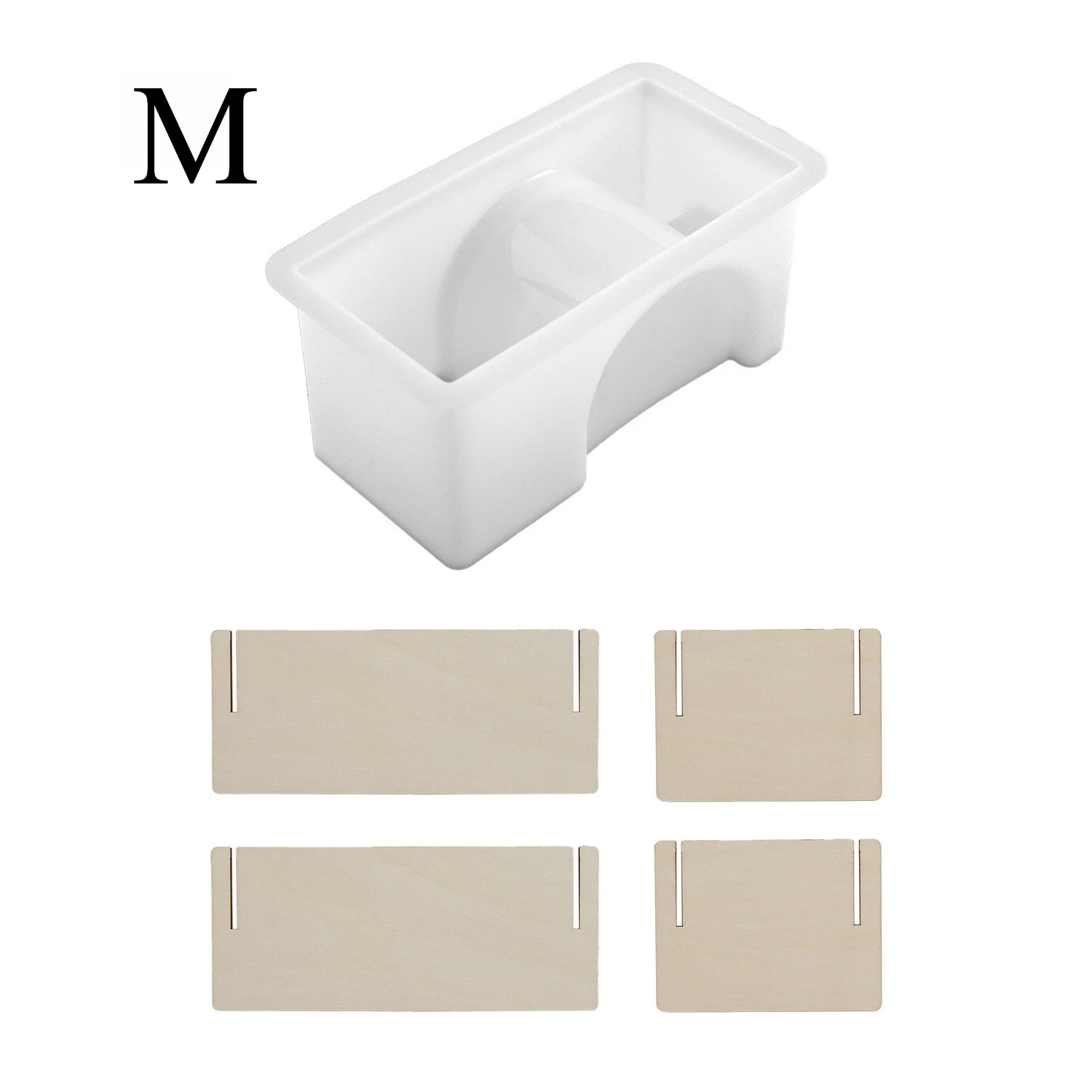 Silicone Vase Mold for DIY Epoxy Resin, Plaster, and Cement Hydroponic Planters - Tulique