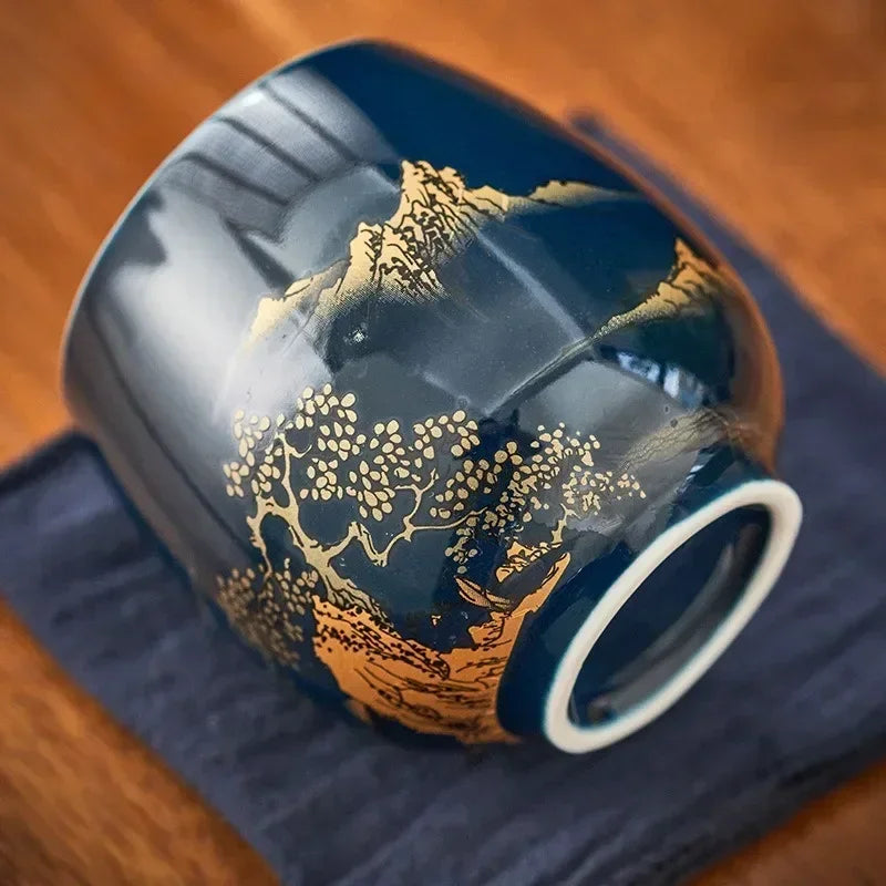 Elegant Japanese Master Tea Cup - Handcrafted Ceramic