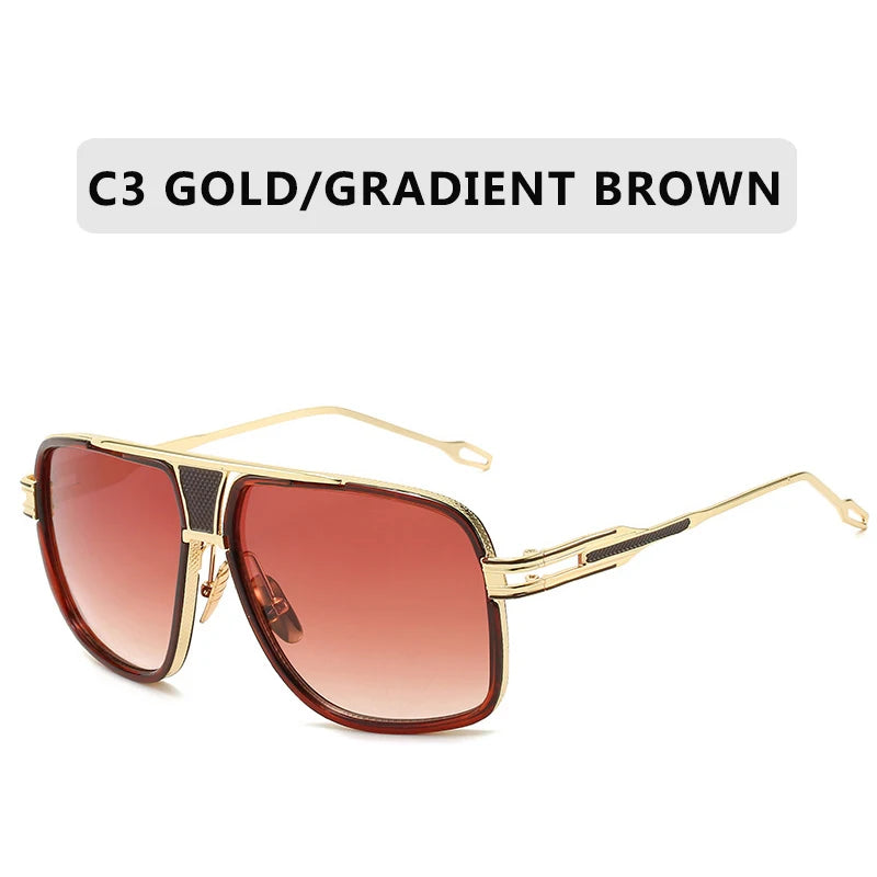 Vintage Retro Square Sunglasses - Premium Designer Shades