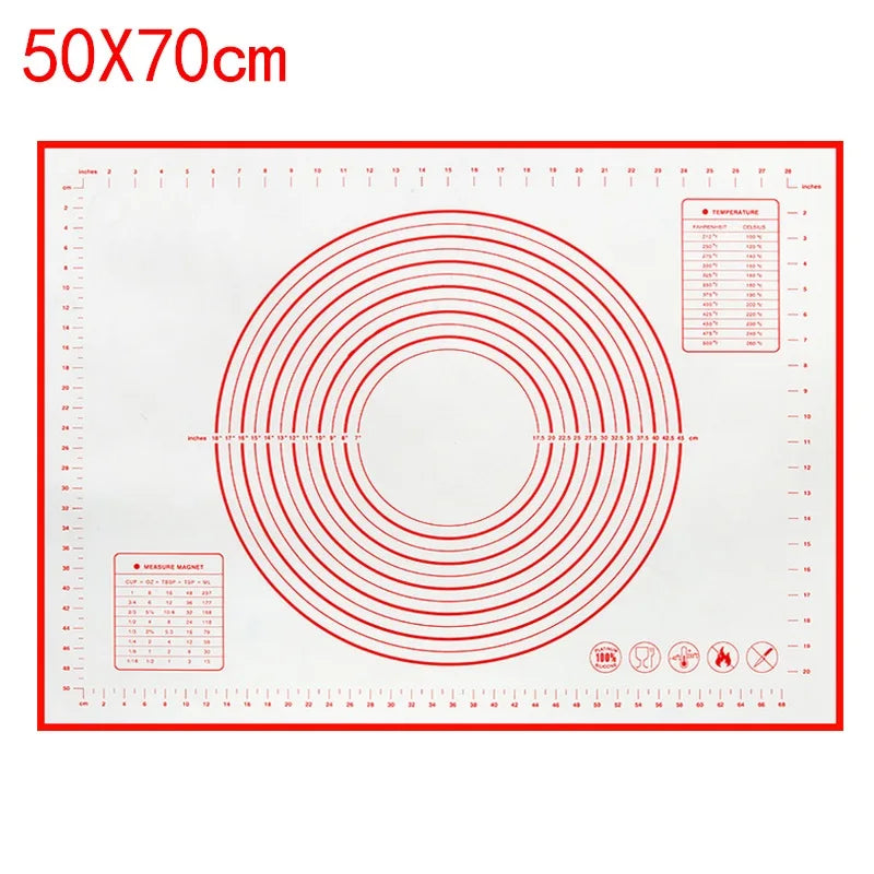 Professional Silicone Baking Mat - Non-Stick Dough Pad