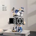 Premium Bear Desktop LED Clock - Luxury Digital Display