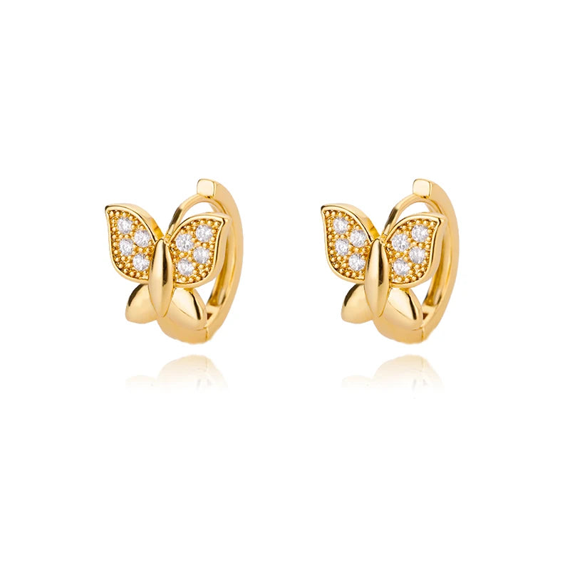 Elegant Star Hoop Earrings - Stainless Steel Y2K Jewelry